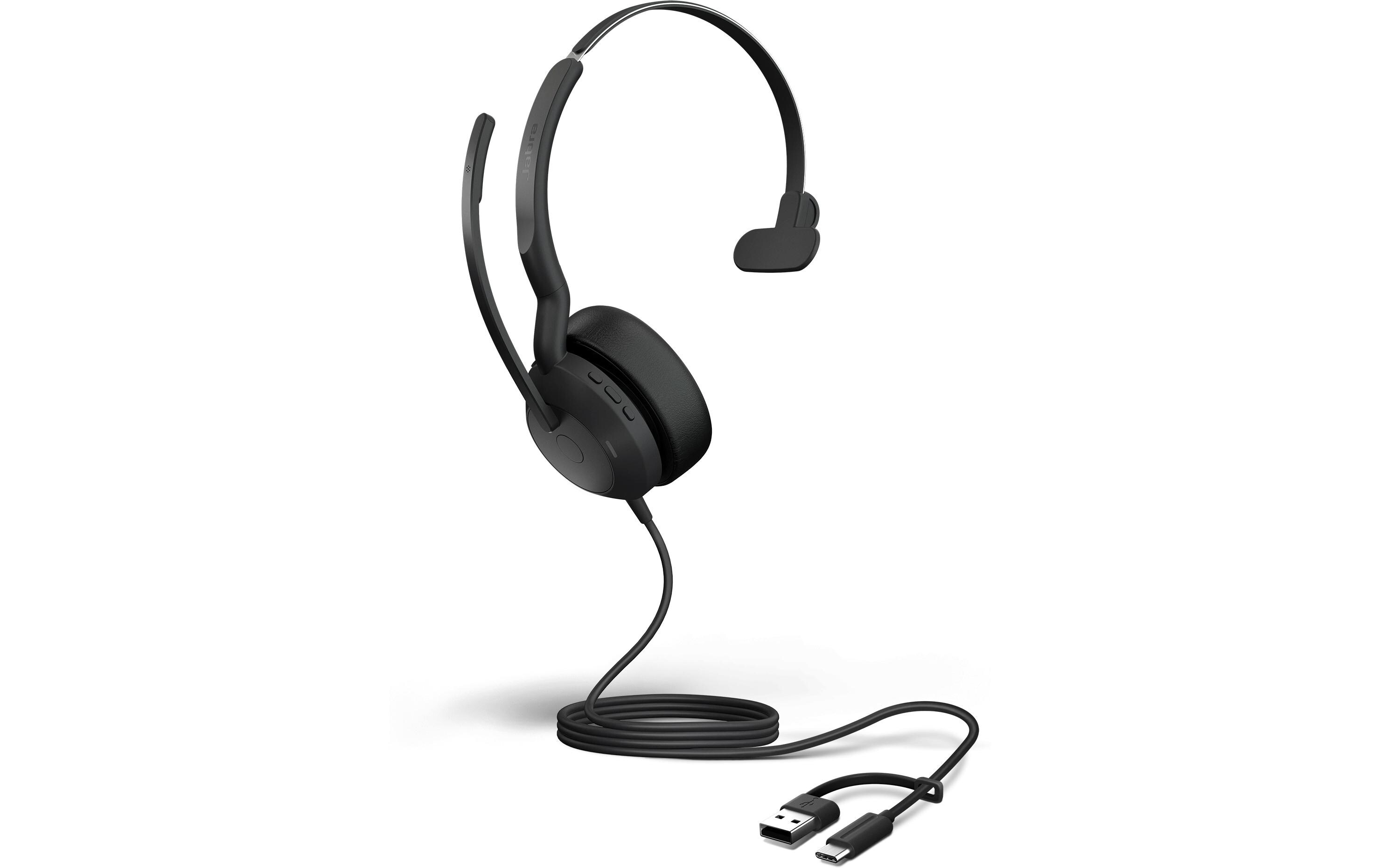 Headset Evolve2 50 Mono MS USB C/A<br>Professionelles Mono Headset mit USB C & A Anschluss