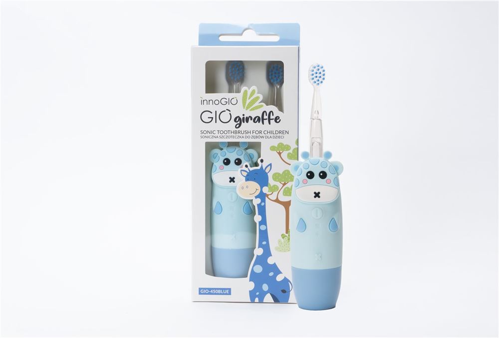 INNOGIO Sonic Zahnbürste<br>1 Stück, Giraffe blau