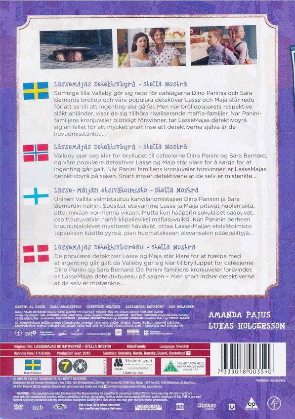 Lassemajas Detektivbureau - Stella Nostra - DVD