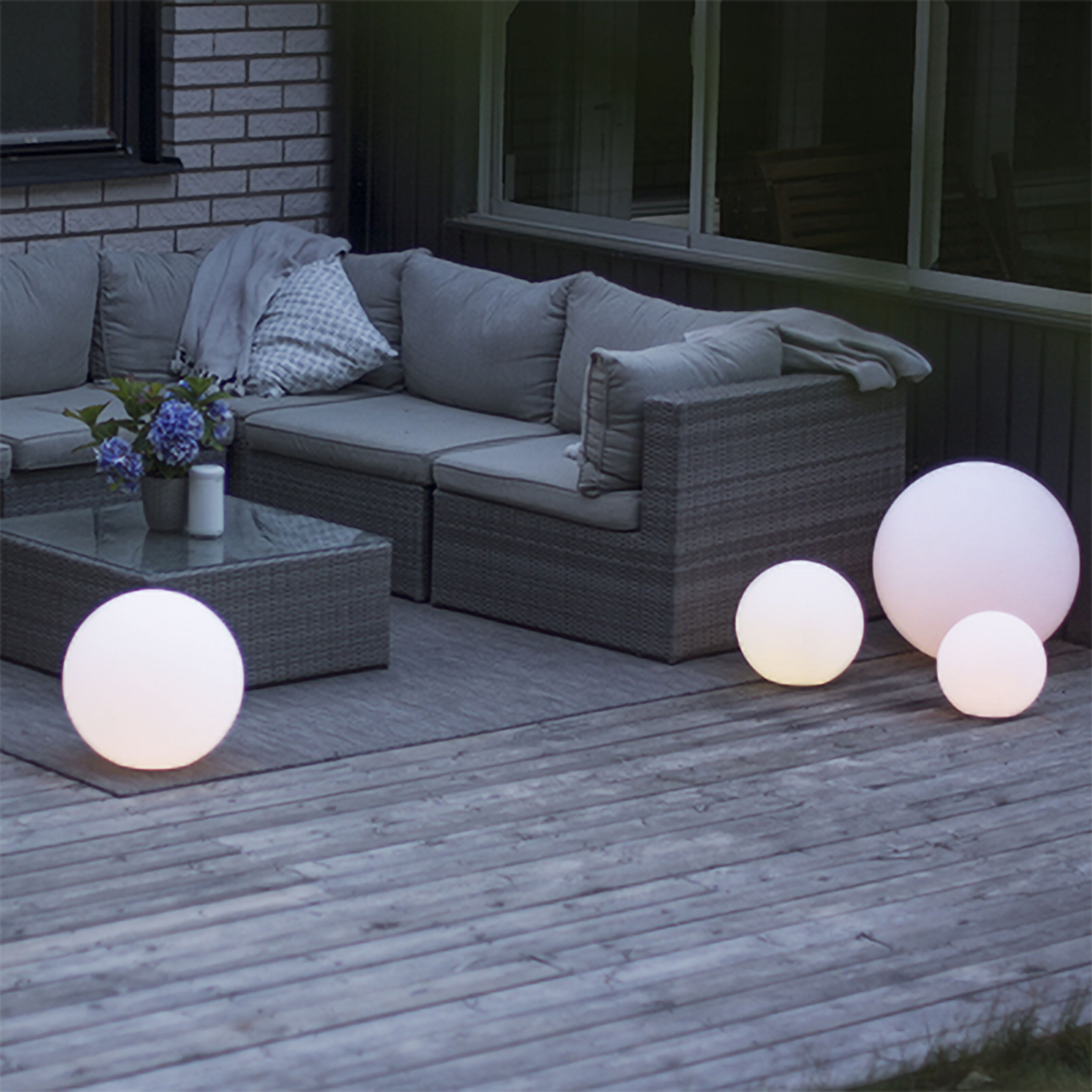 Star Trading Twilights L Fargeglad utendørsbelysning Ø40 cm