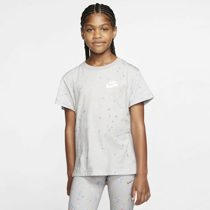 Nike Sportswear Big Kids T Shirt Hvid