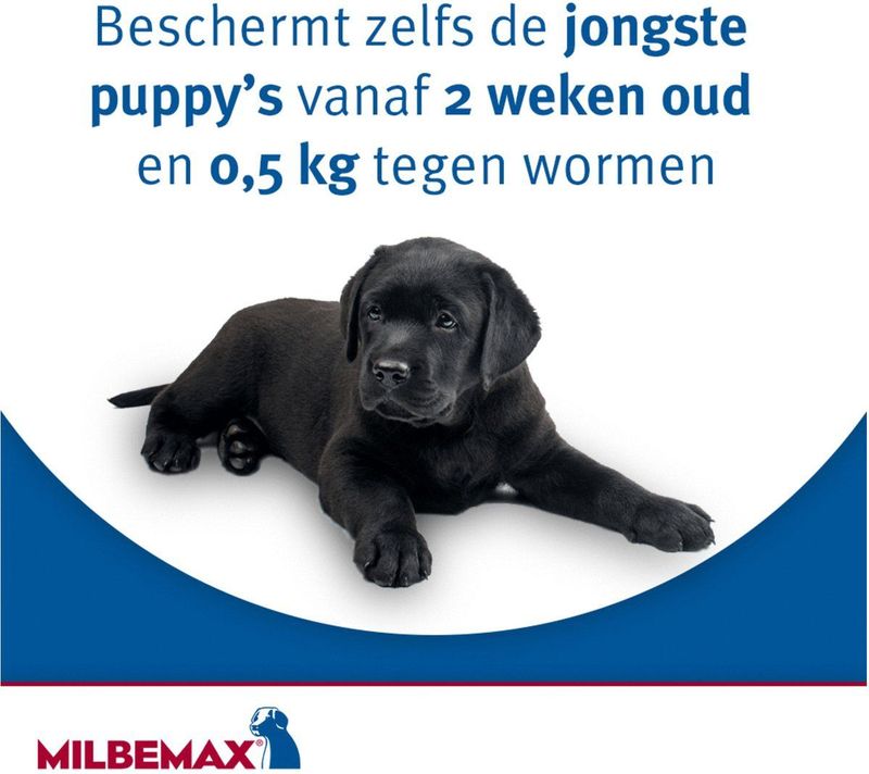 Milbemax Ontworming Tabletten Hond 0,5 - 10 kg 2 x 2 tabletten