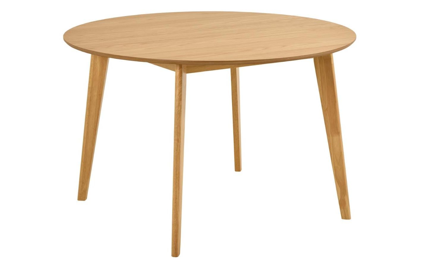 Tisch Roxby 120 x 76 cm, Braun<br>Eleganter, runder Esstisch aus Naturholz