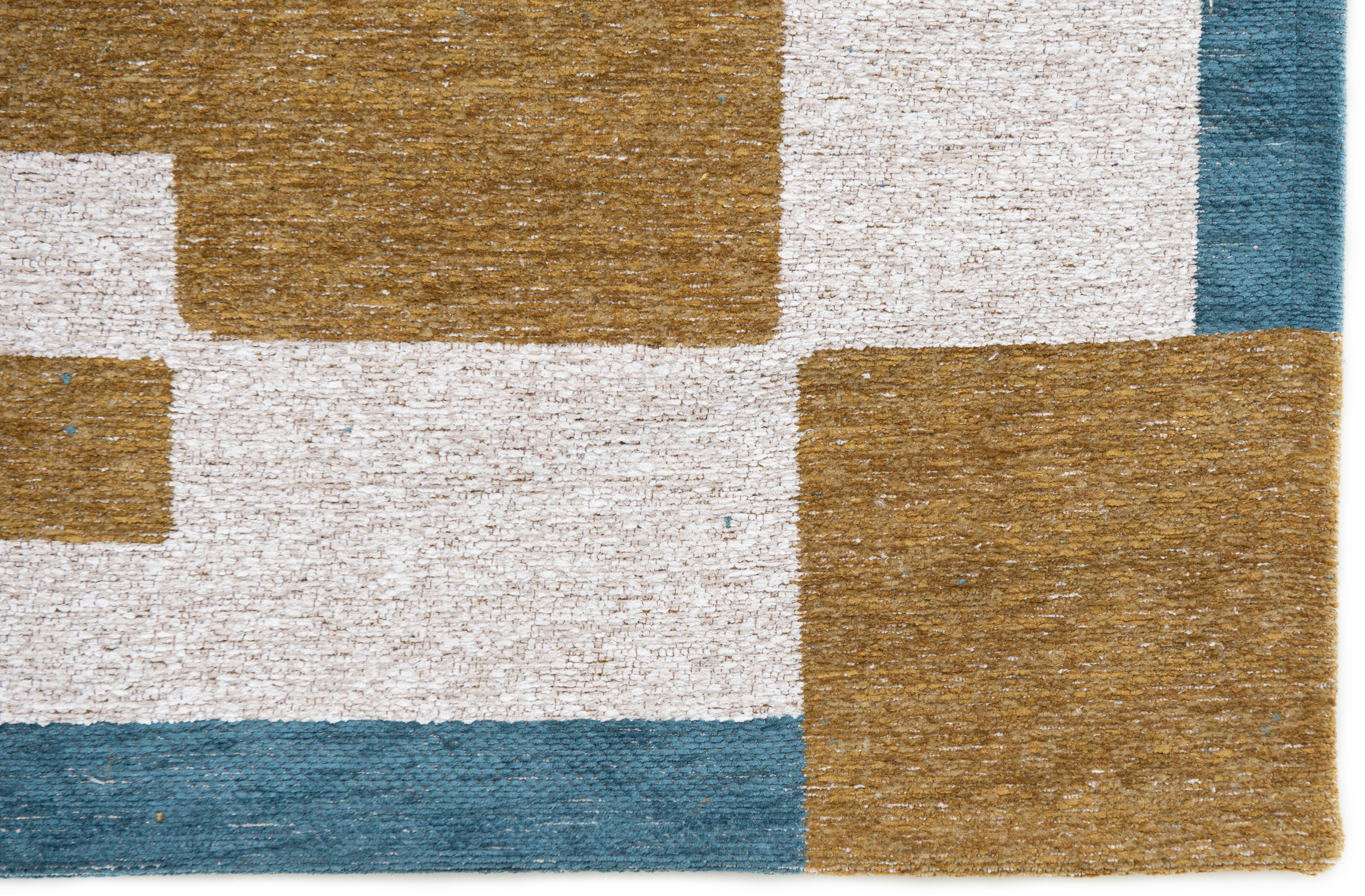 Vloerkleed Honey 9338 Chess  | Louis de Poortere