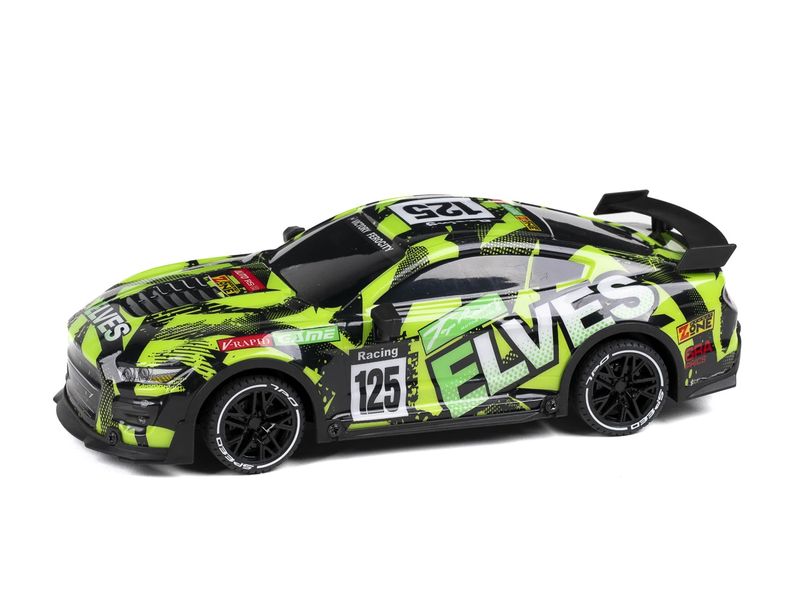 TEC-TOY Auto Elves R/C 1:18 Grün Ferngesteuertes Spielzeug mit Licht für Kinder ab 8 Jahren