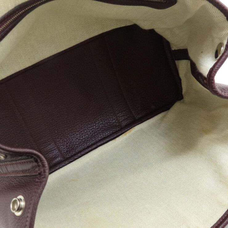 Hermès Vintage Hermès Garden Party Burgundy