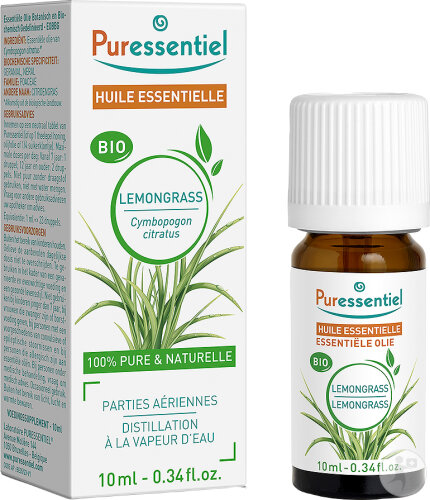 Puressentiel Lemongrass Bio Huile Essentielle 10ml