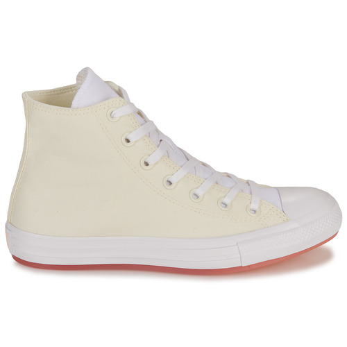 Converse - CHUCK TAYLOR ALL STAR MARBLED-EGRET/CHEEKY CORAL/LAWN FLAMINGO - Blanc / Beige