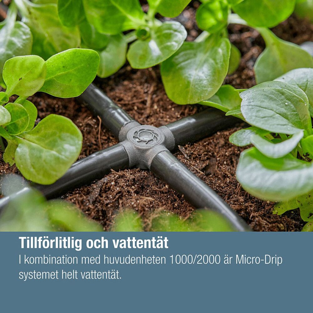 KRYSSKOBLING GARDENA MICRO-DRIP-SYSTEM 3/16