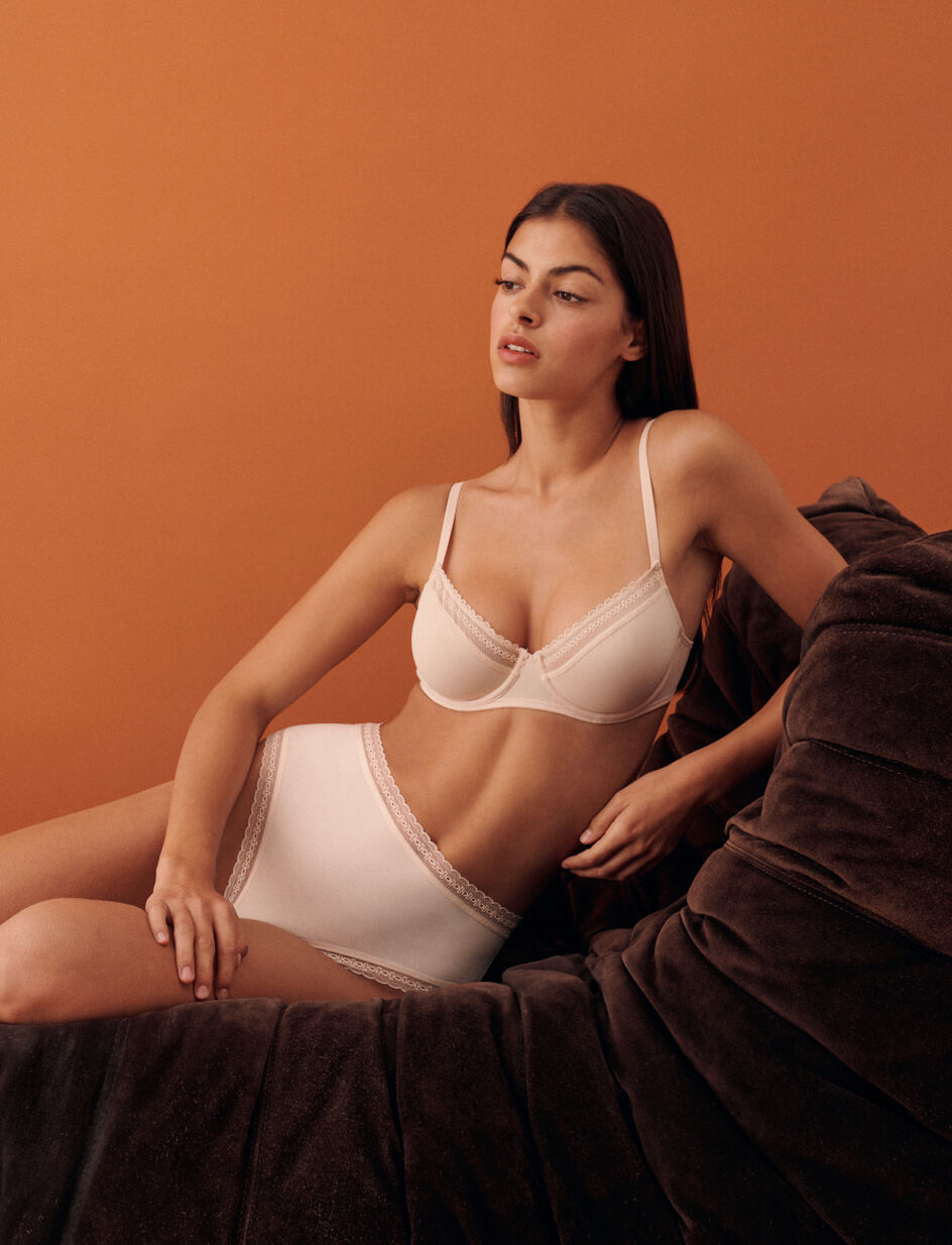 Soutien-gorge avec armatures - beige poudre