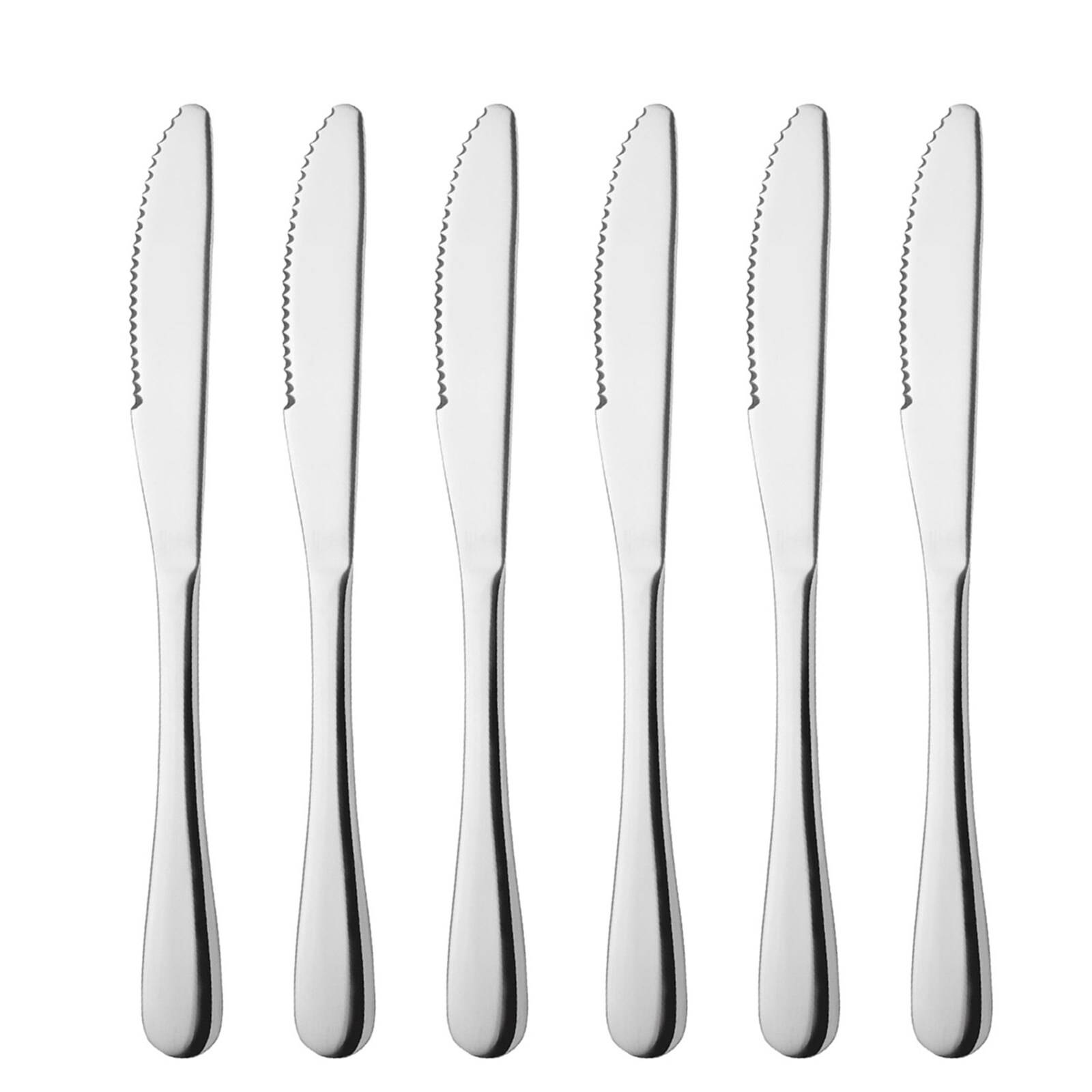 Michelino Tafelmesser 6er Set Edelstahl