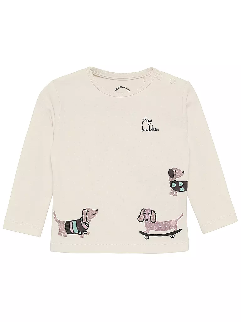 S.OLIVER Baby Langarmshirt weiss
