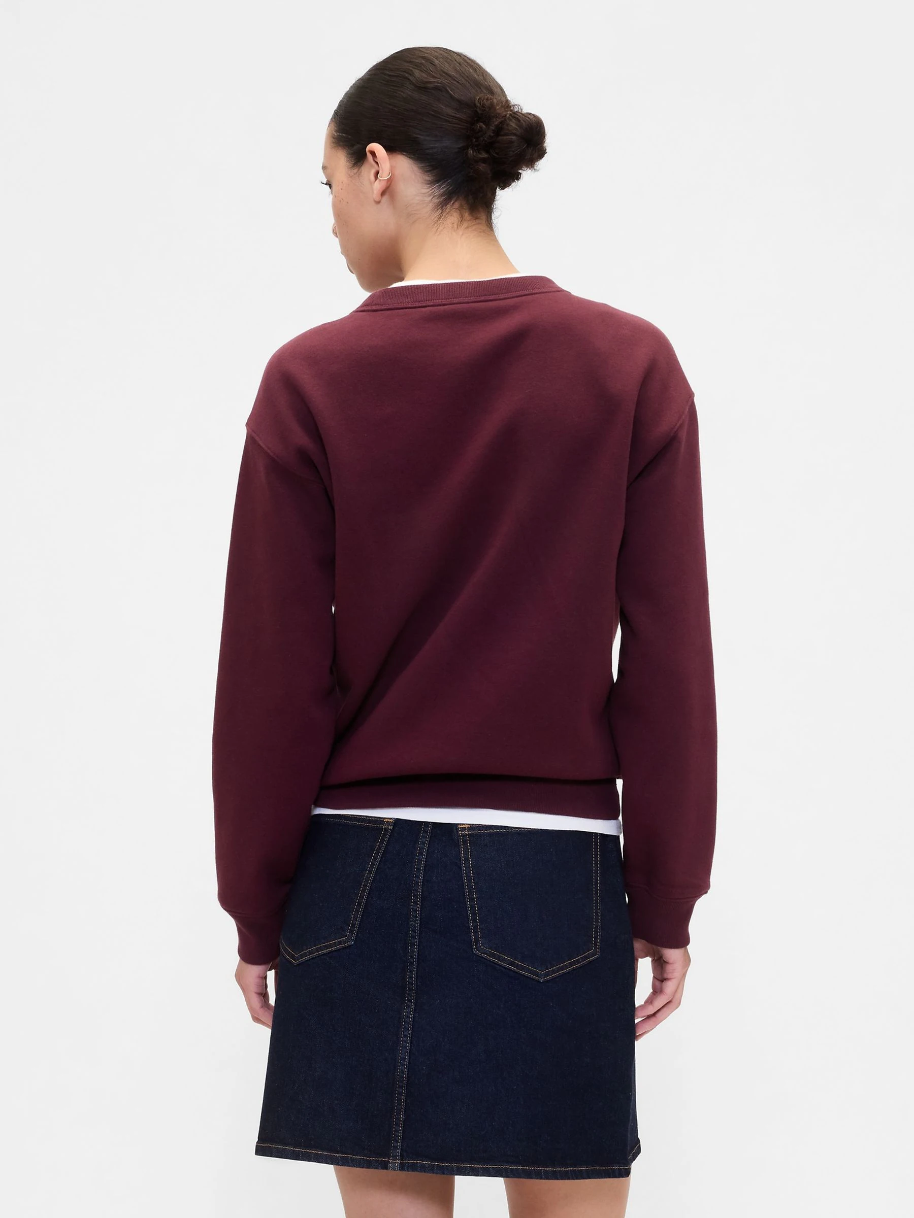 Rood - Gap - Relaxed sweatshirt met logo