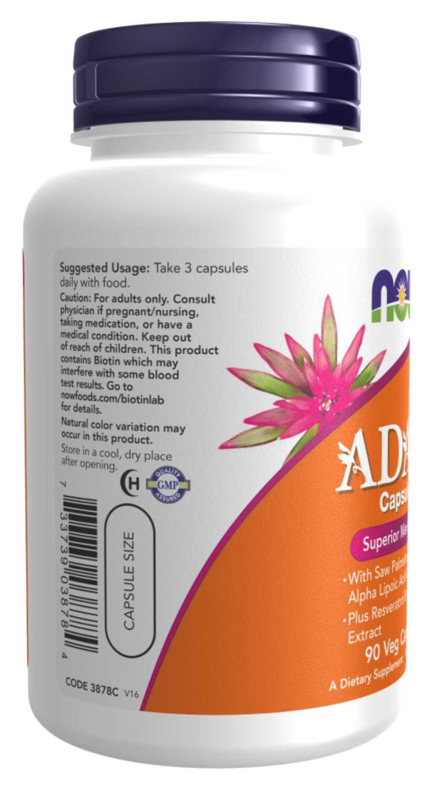 NOW Foods Adam Multivitamínico para Hombres 90 cápsulas
