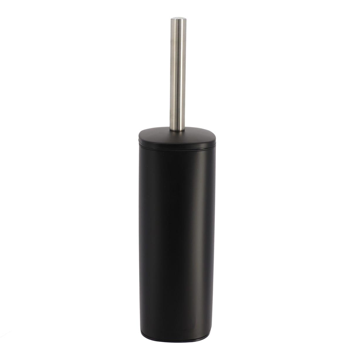 BROSSE WC CARRE METAL NOIR