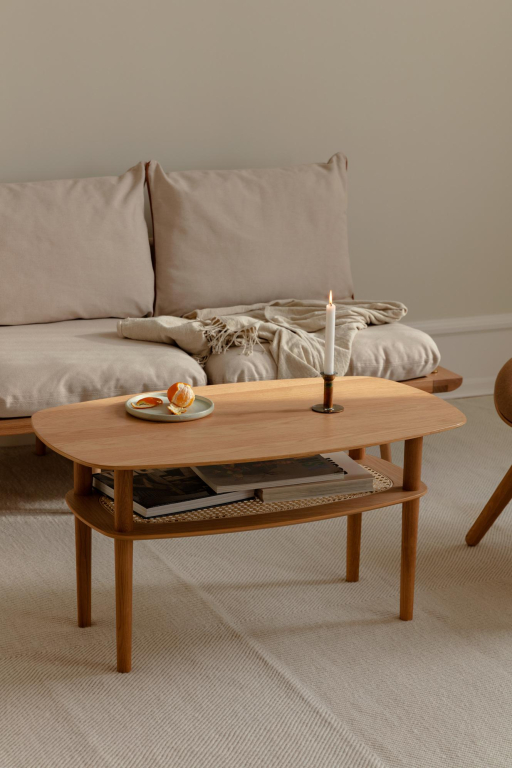 Umage Together salontafel Sleek Rectangle donker eiken