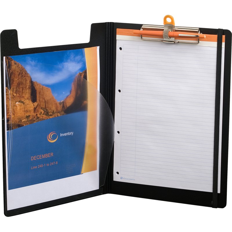 Porte-bloc A4 Exaboard Exactive - Noir