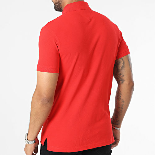 Polo Manches Courtes Slim 1985 7771 Rouge
