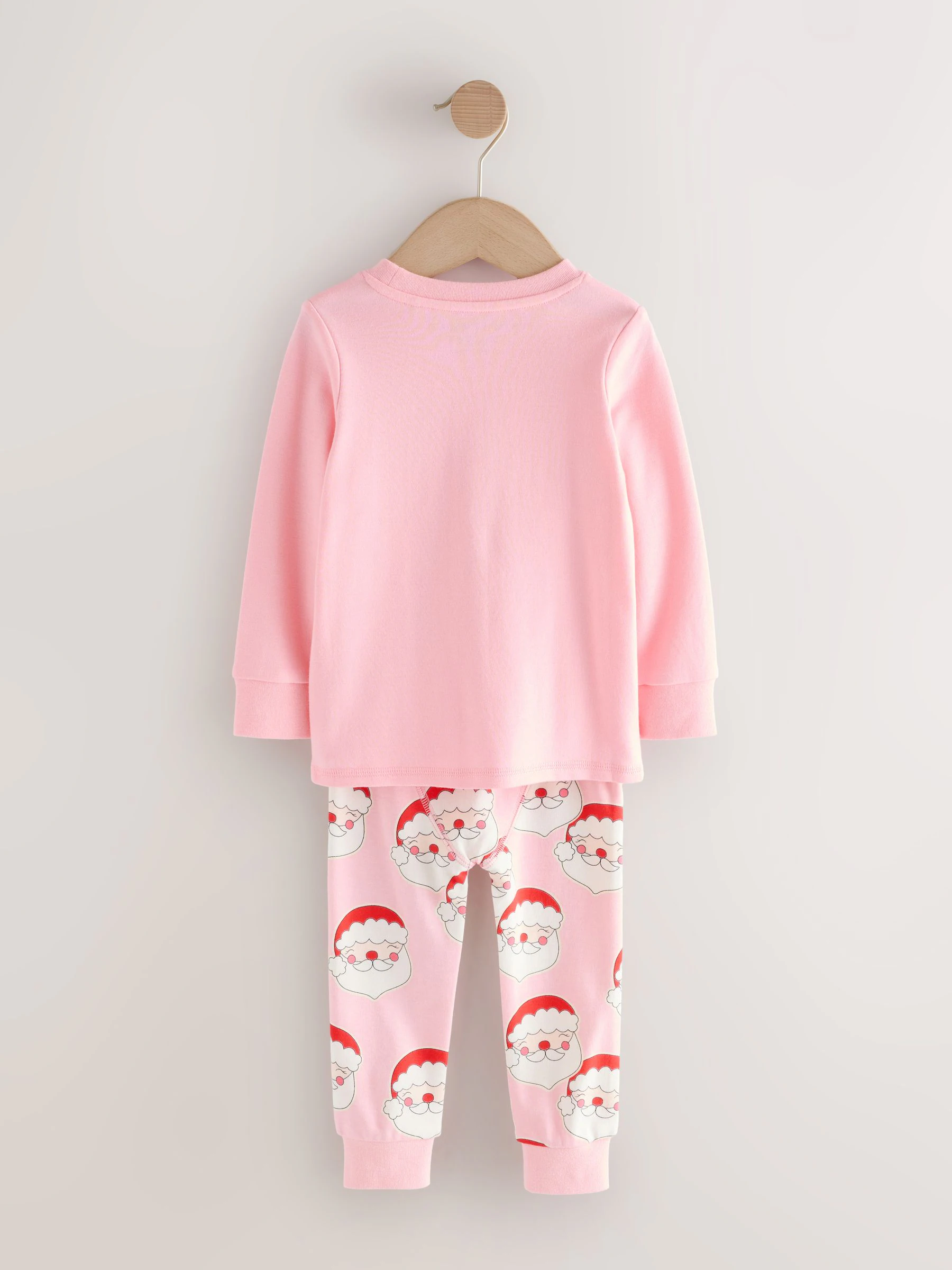 Roze kerstman - Kerstpyjama (9 mnd-16 jr)