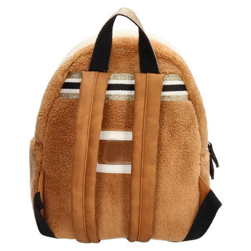 Zebra Trends Rugzak S Girls Teddy Beige Multi