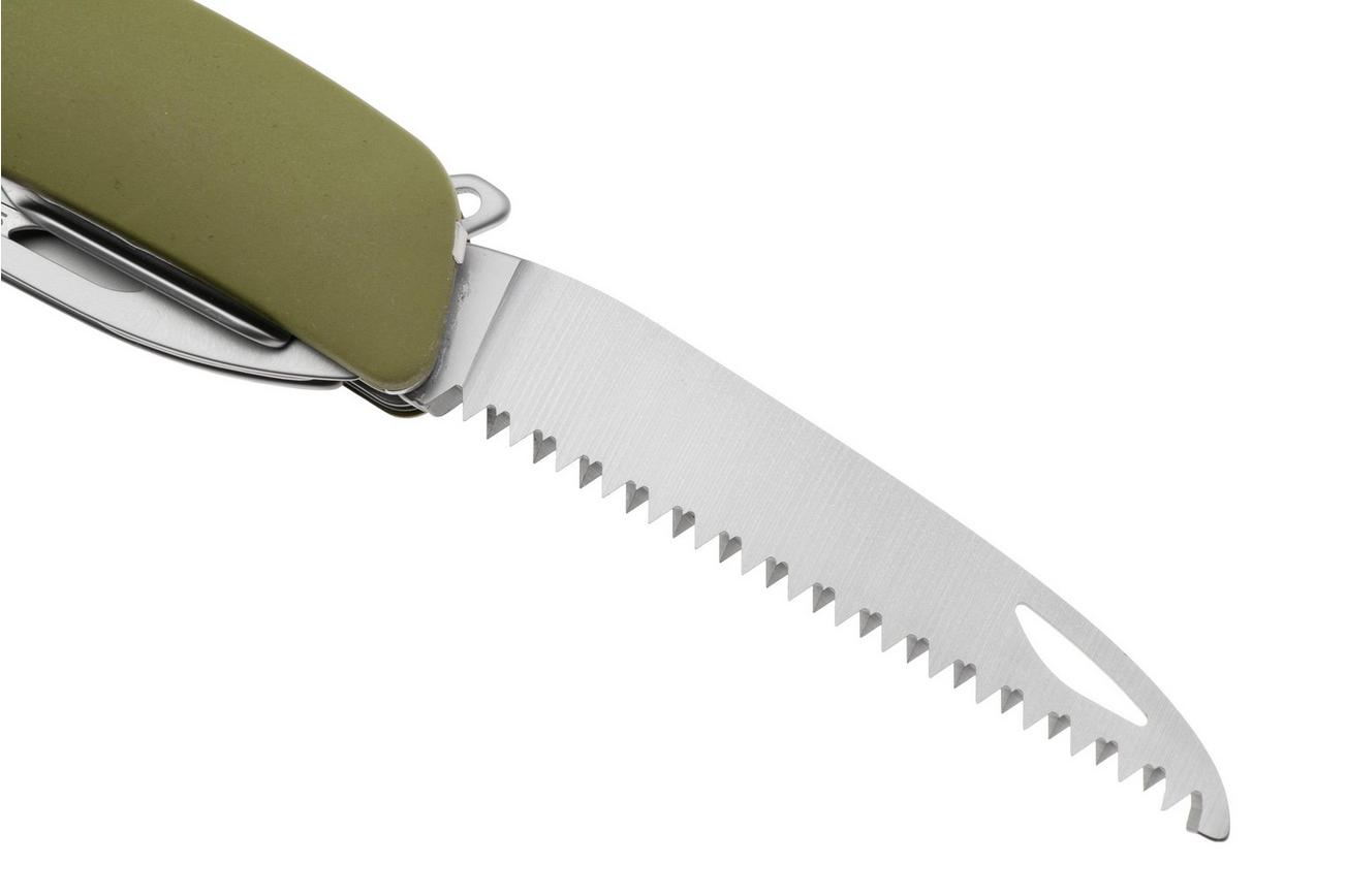 Swiza D10 R AM, KNR.0146.1050, Olive, Zwitsers zakmes, 10 tools
