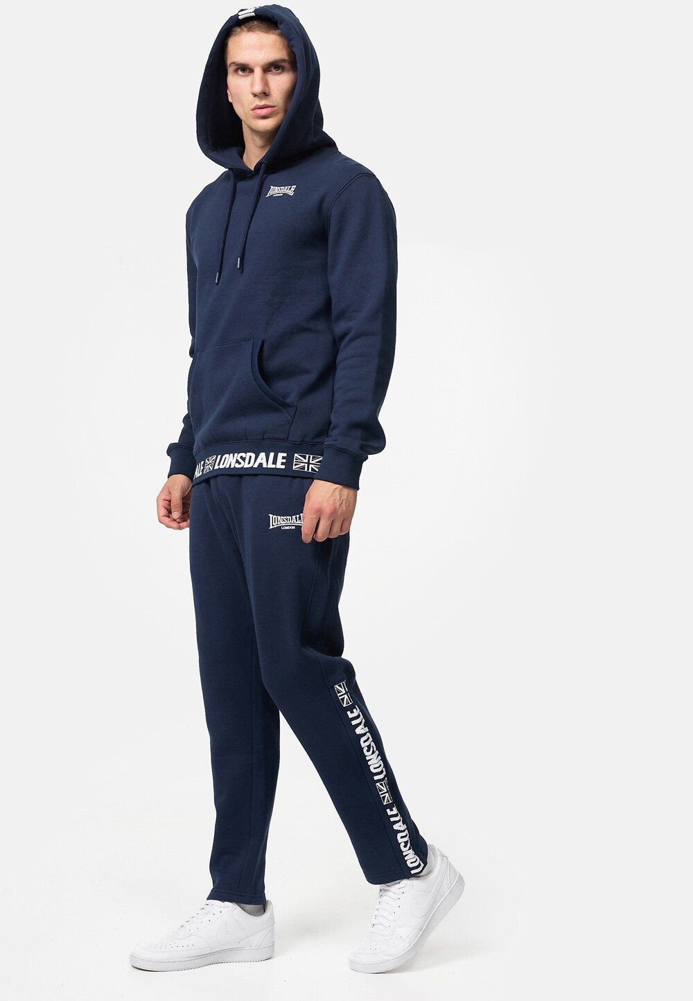 Lonsdale Herren Kapuzensweatshirt normale Passform CROSSPATRICK