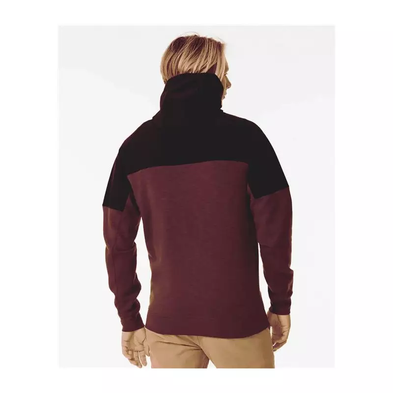 Sweat RIPCURL Anti Series Viral Zip Thru Maroon S