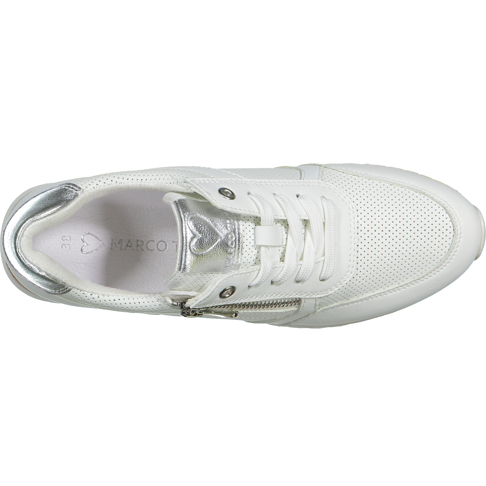 Marco Tozzi Damen-Sneaker Constance weiss, 42