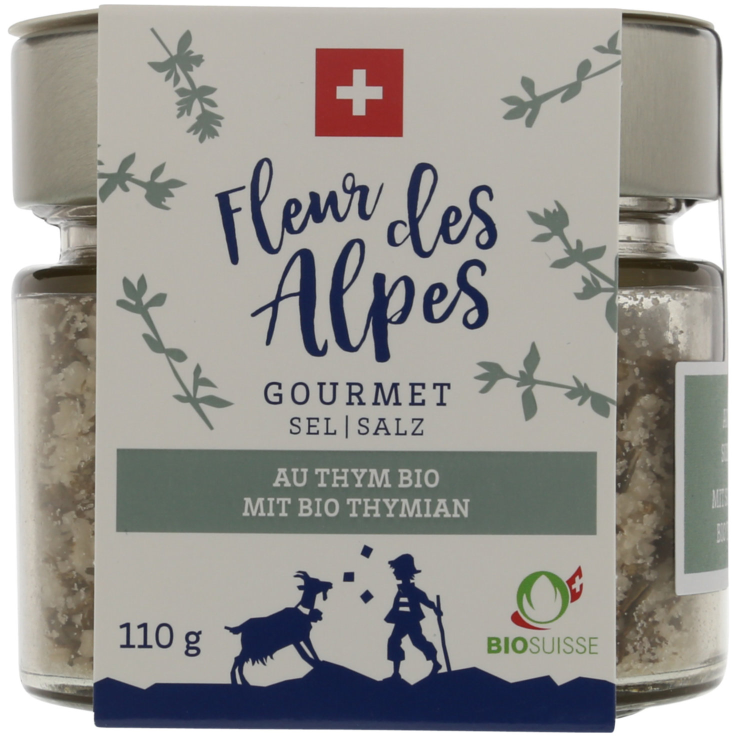Fleur des Alpes Salz mit Thymian