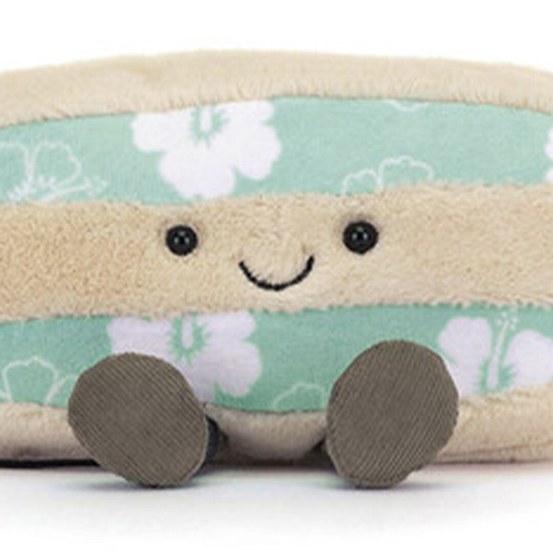Jellycat amuseables knuffelsurfplank - 27 cm