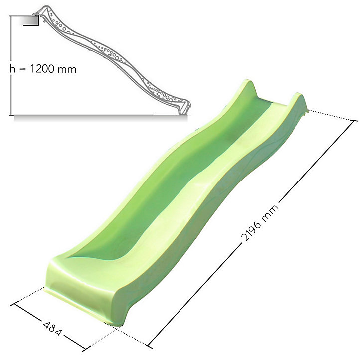 Glissière de toboggan double vague Soulet Yulvo
