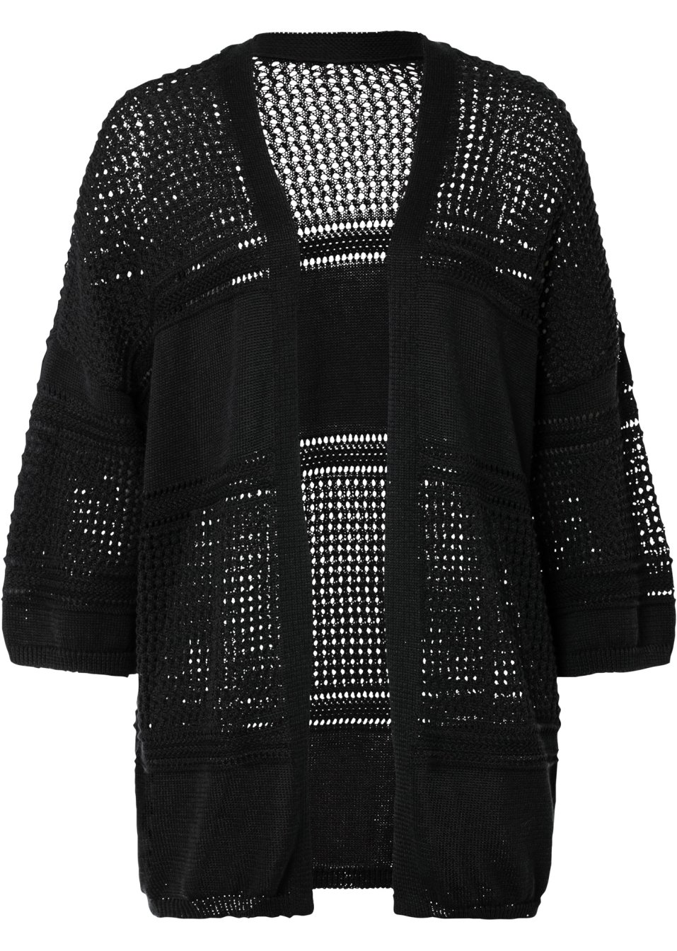 Cardigan à motif ajouré