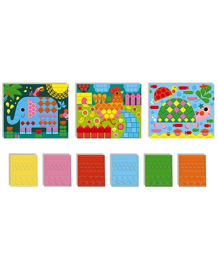 Mosaikkarten TIERE 3er-Set