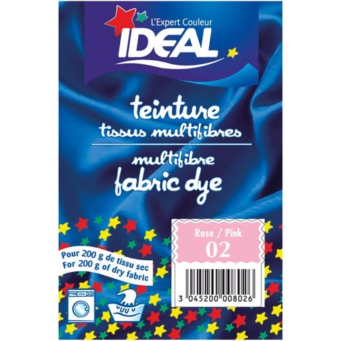 Teinture  multifibres - rose - sachet de 15 g