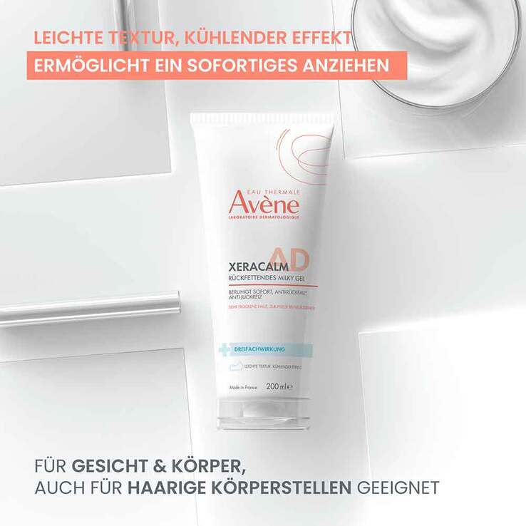 Avene Xeracalm A.D rückfettendes milky Gel, 200 ml