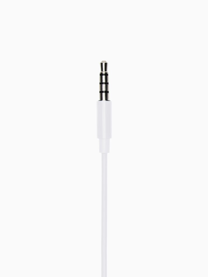 Fones de ouvido com microfone e controle de reprodução - Branco