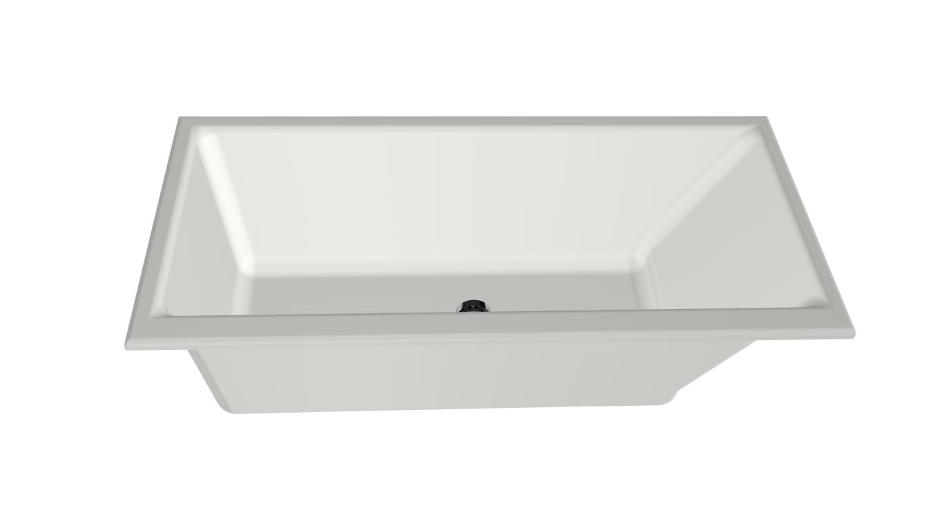 Xenz Kristal ligbad acryl 160x75x45cm wit mat
