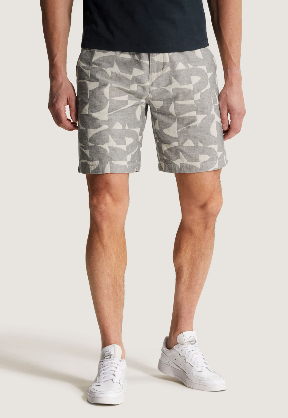 Cast Iron Jacquard Structure Shorts