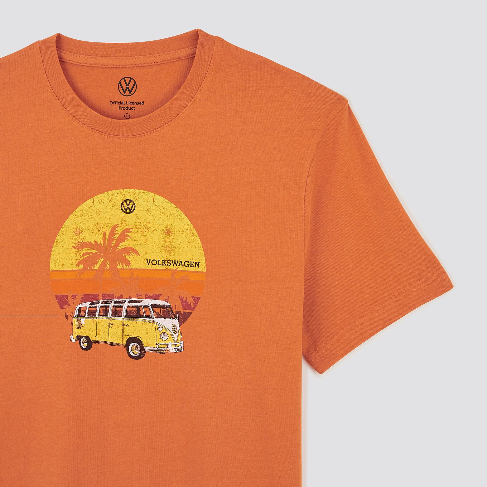Tee-shirt licence Volkswagen imprimé Orange