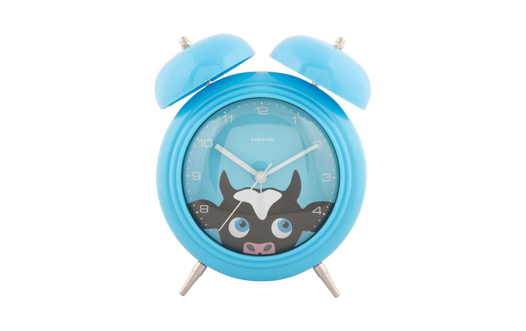 Wecker Kuh BlauKinder Analog-Wecker