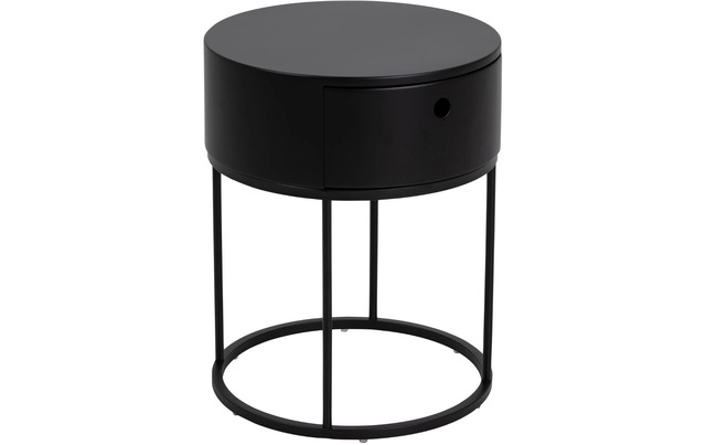 AC Design Nachttisch »Polo Ø 40 x 51 cm, Schwarz«