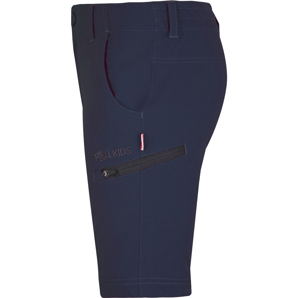 Trollkids Kjerag Zip Off Softshellhose Kinder navy