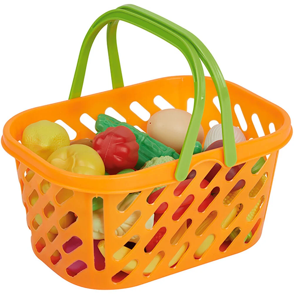 Panier de courses dinette 28 pièces