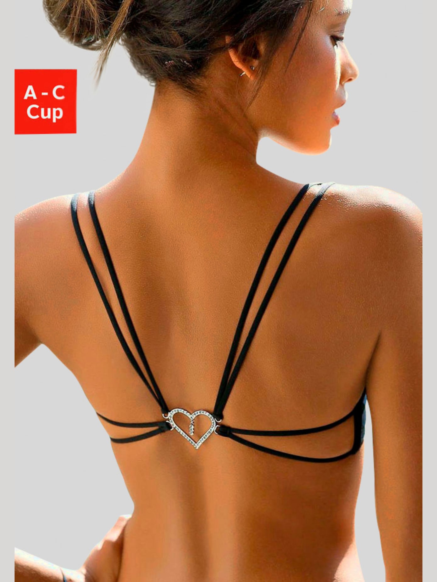 Soutien-gorge push-up féminin aux détails fantaisie