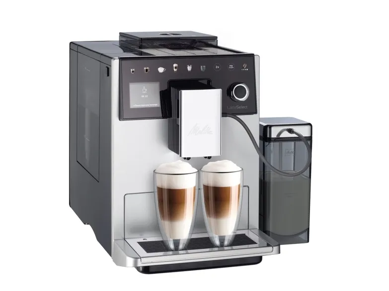 Melitta F63/0-201, Espressomaskine, 1,8 L, Kaffebønner, Indbygget kværn, 1400 W, Sølv