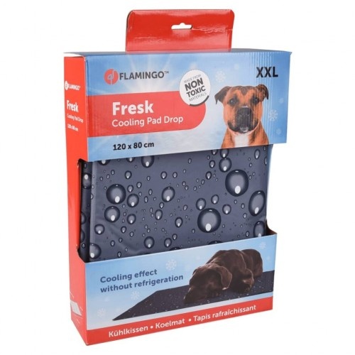 Tapete refrescante pequeno para cães, cinza