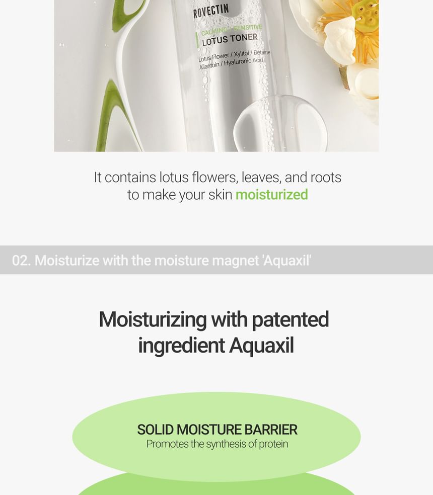 ROVECTIN - Kalmerende Gevoelige Lotus Toner