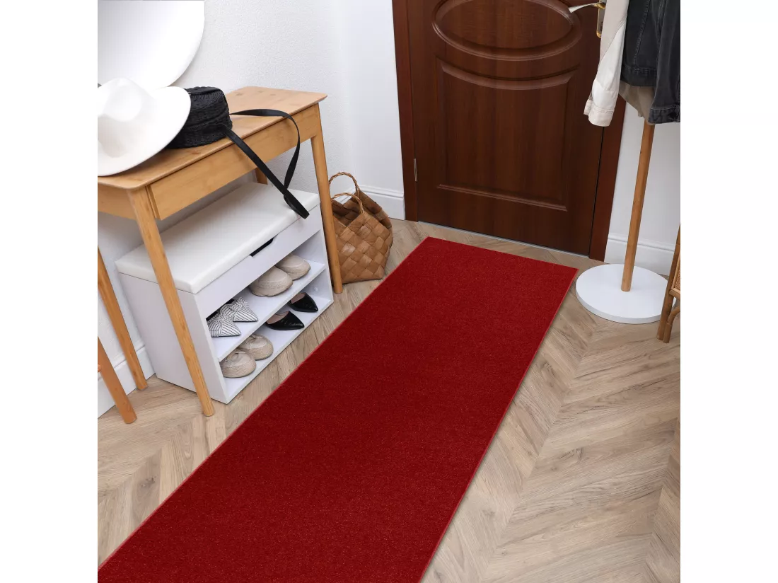 TAPIS DE COULOIR ETON 120 rouge 60x270 cm