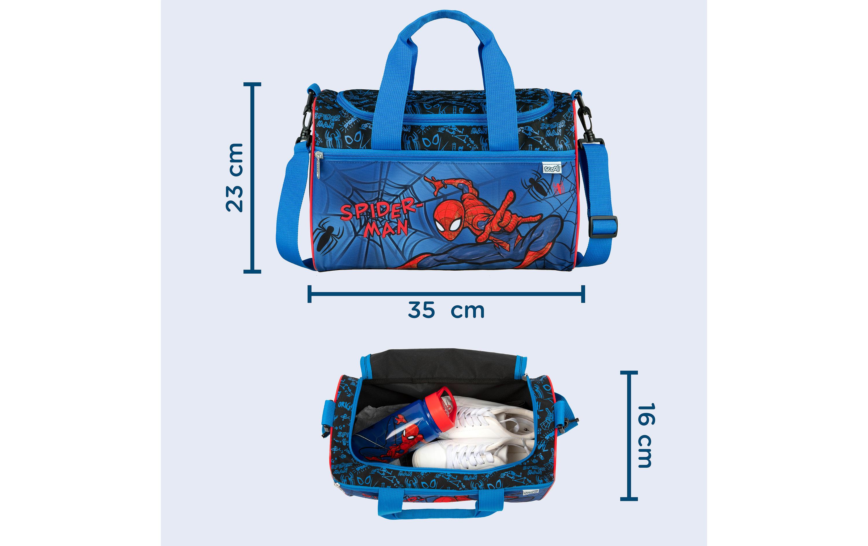 Turnsack Spiderman 8 lSporttasche oder Reisetasche für Kinder