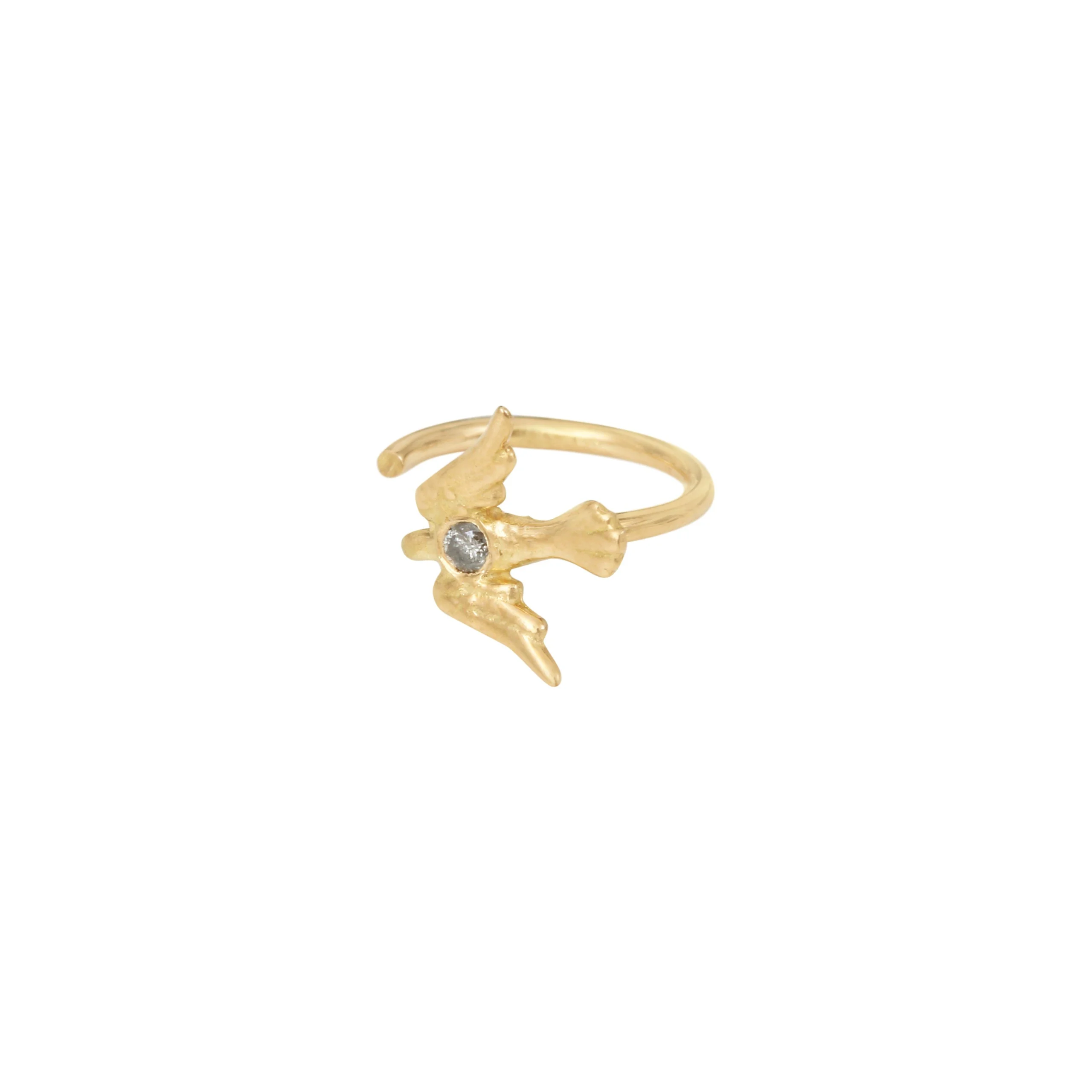 Mini créole my holy bird et diamant | Doré